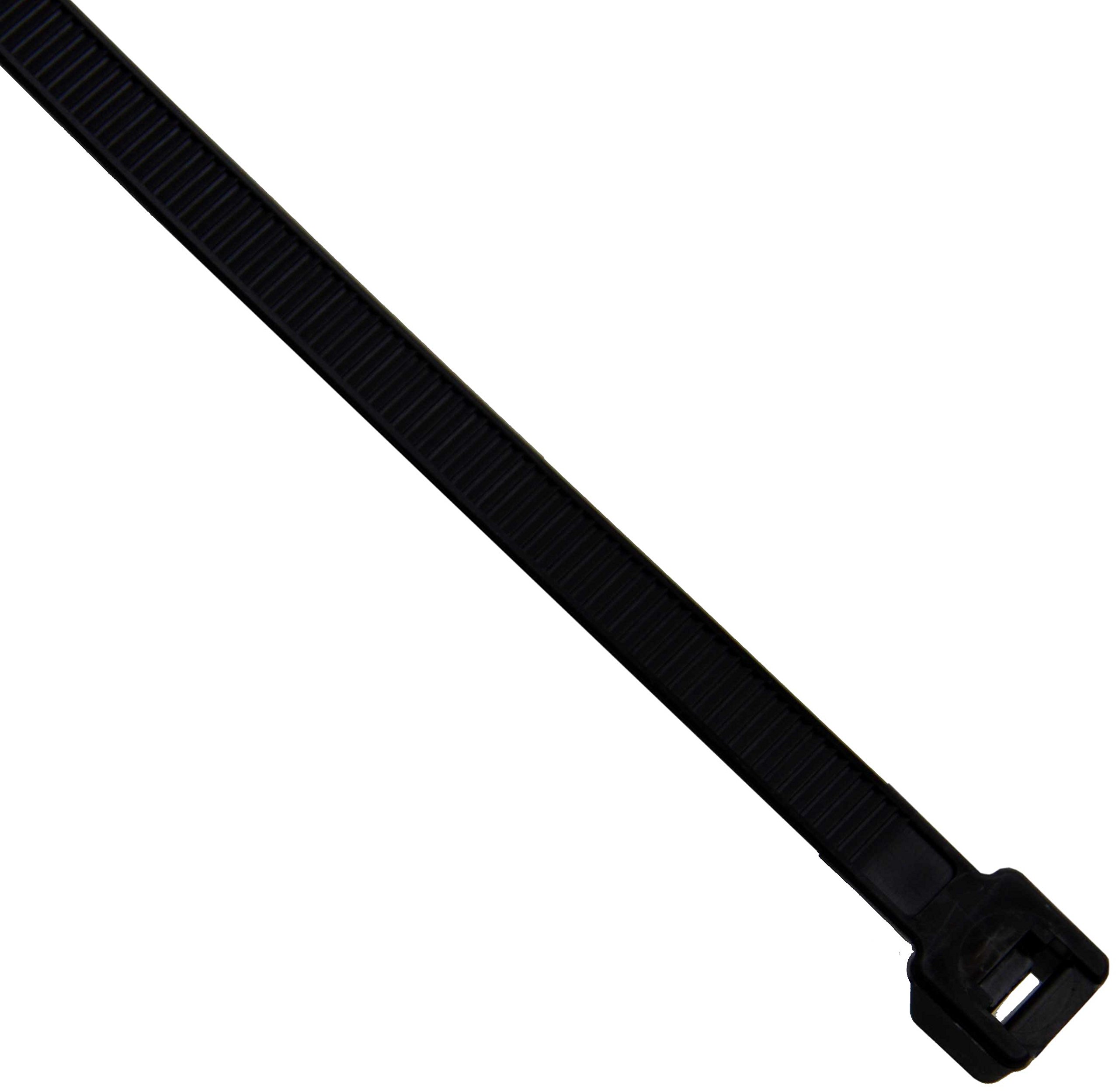 Alca® Kabelbinder 3,6 X 300 Mm – 100 Stück, Schwarz, Nylon 6.6, UV-beständig