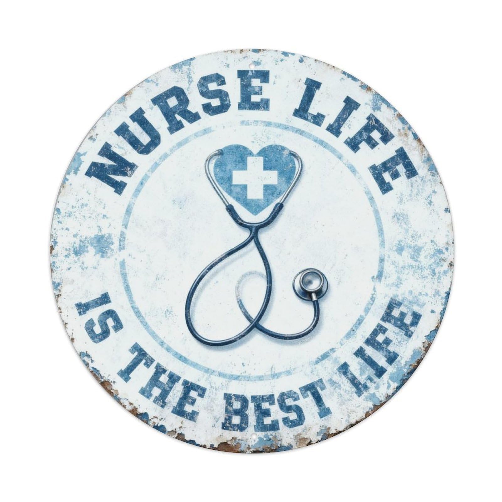 Nurse Life Is The Best Life Metal Tin Sign Plaque
