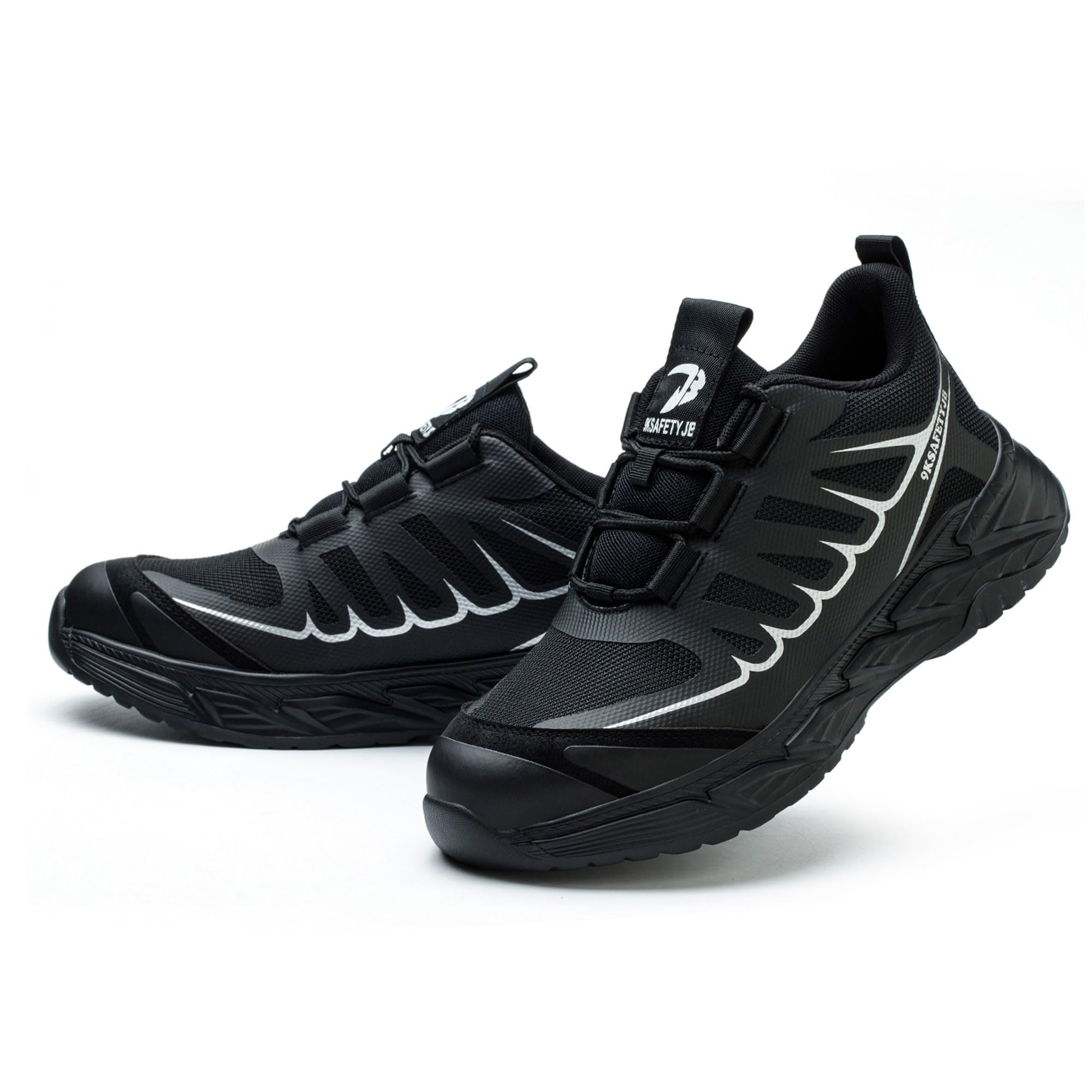 Jueshanzj Lightweight Safety shoesindustrial Construction shoeslabor Protection Shoes Black 7