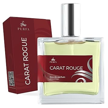 Perfa Womens Inspired Eau De Parfum | B.accarat Floral Amber Scent With Jasmine, Saffron | Clean Musk Dry Down | Long-Lasting | Gift-Ready Ladies Fragrance | Fine Mist Atomiser Spray | Carat Rouge