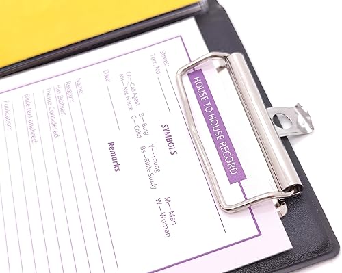 Miniatura 5 de ASVP Shop JW Ministry Organizador Soporte de tracto Servicio de Campo de Testigos de Jehová (azul)