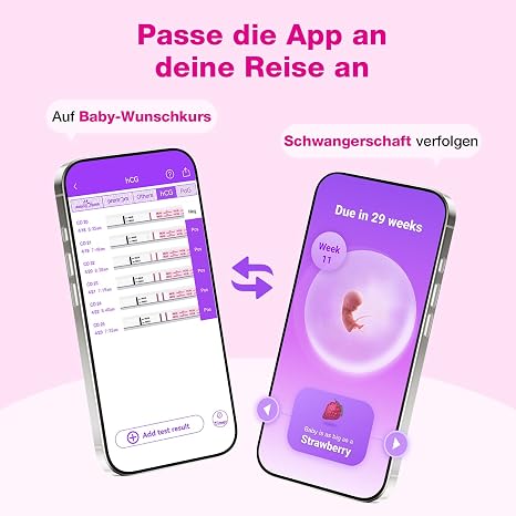 Easy@Home 60 x Pregnancy Test Early Test 10 mIU/ml - Sensitive Pregnancy Test - Early Pregnancy Test Strips with High Precision Reliable Early Test Pregnancy