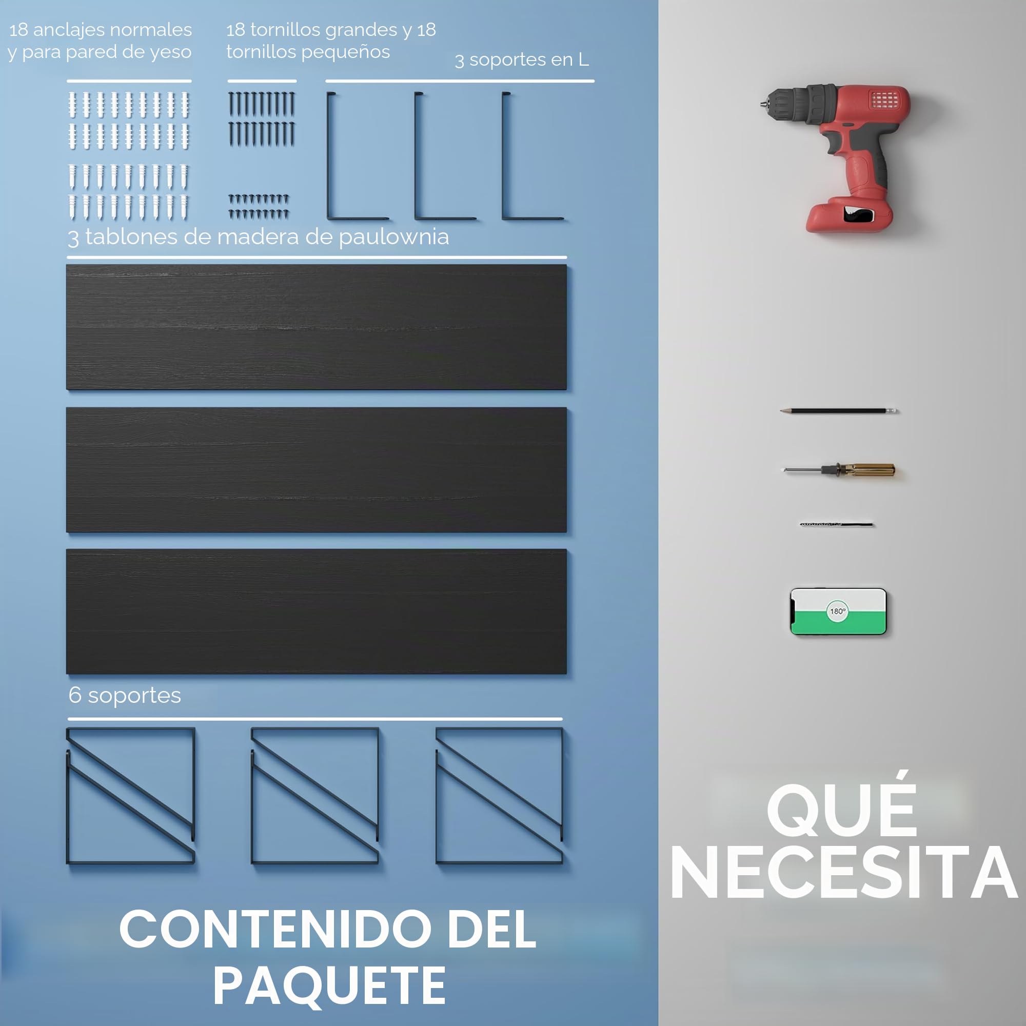 CASSA ZENO Estantes Flotantes de Pared para Libros Juego de 3, Estante de 80cm x 20cm para Dormitorio Sala de Estar Oficina Baño Cocina Madera Rústica con Soporte de Metal (Negro)