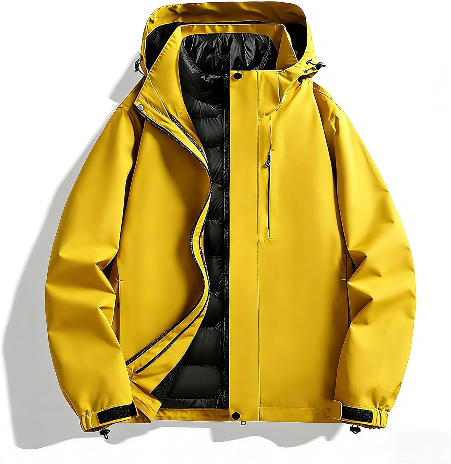 Ski Jacket, Down Lining, 3-in-1, Couple Version, Outdoor Warmth