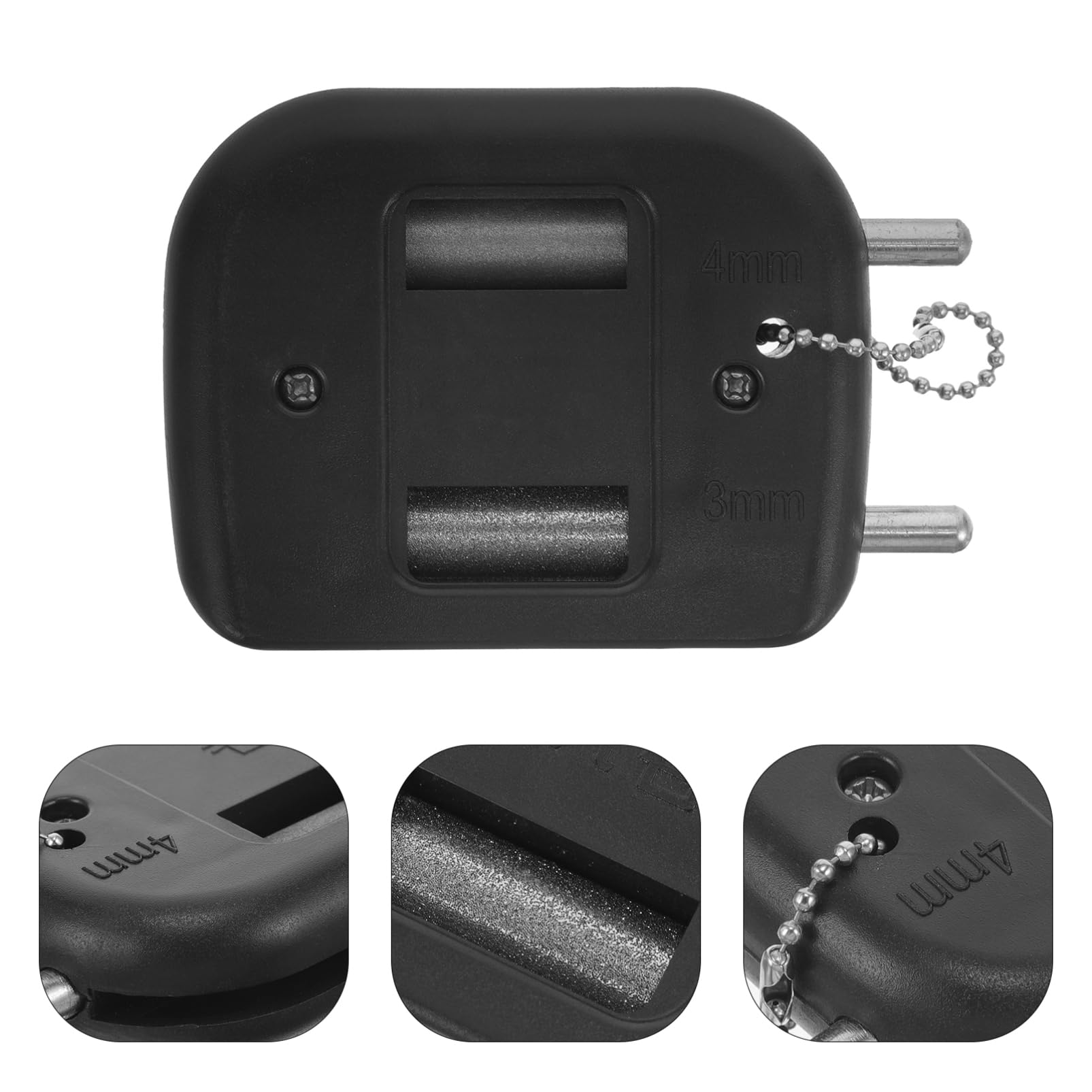 Toddmomy Aiguiseur de Lames de Patinage Portable Outil de Meulage pour Lames de Patins Artistiques Hockey Compact et Durable Accessoire de Patinage Multifonctionnel