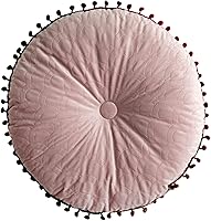 Vista 16 de Cojín redondo grueso para sofá, meditación, sala de estar, ventana, balcón, decoración (15.7 pulgadas, gris)