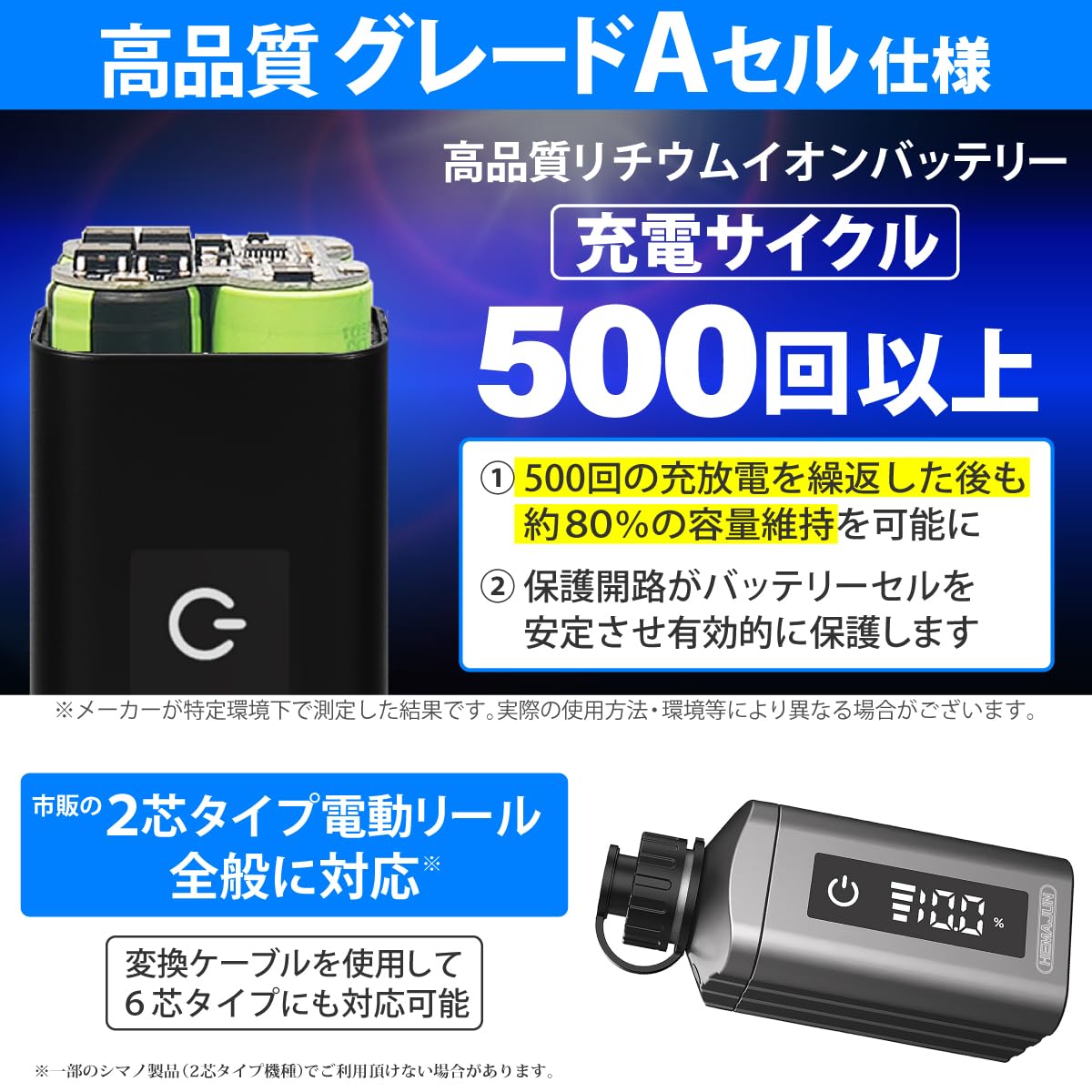 Amazon.co.jp: HEMAJUN ダイワ・シマノ製電動リール用バッテリー