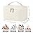 KITENROM Travel Makeup Bag Portable Cosmetic Bags for Women Large Toiletry Bag Case Pouch Organizer Waterproof (Light Beige)