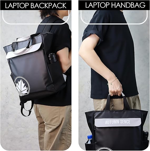 Travel Laptop Backpack, 15.6 Inch Notebook Backpack, College Daypack Business Backpack, Schoolbag for Men & Women, Gray