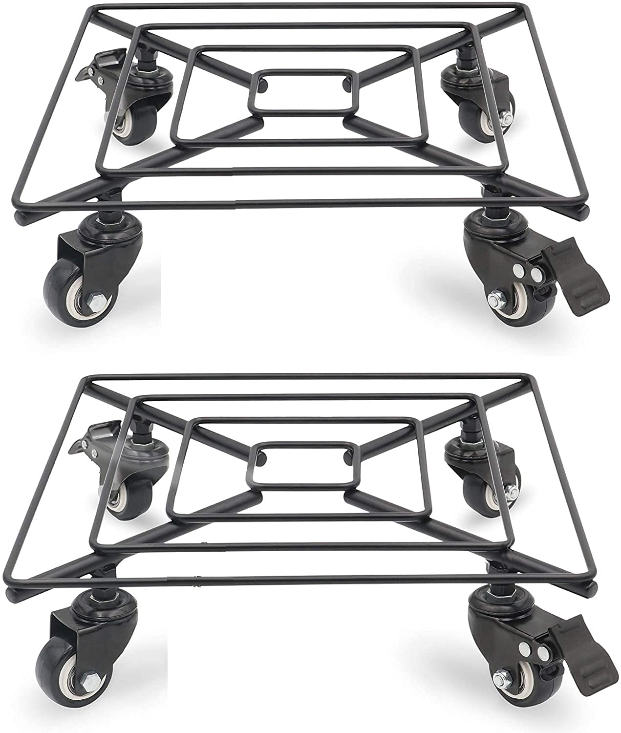 INDIAN DECOR. 29249 Square Metal Plant Caddy with Wheels Heavy Duty Plant Stand on Wheel Indoor Outdoor Holds up 12inch Sturdy Designed Iron Pot Coaster on Wheels Smooth Rolling Plant Stands 2 Pack (B09FPR2X6M) Amazon Price History, Amazon Price Tracker