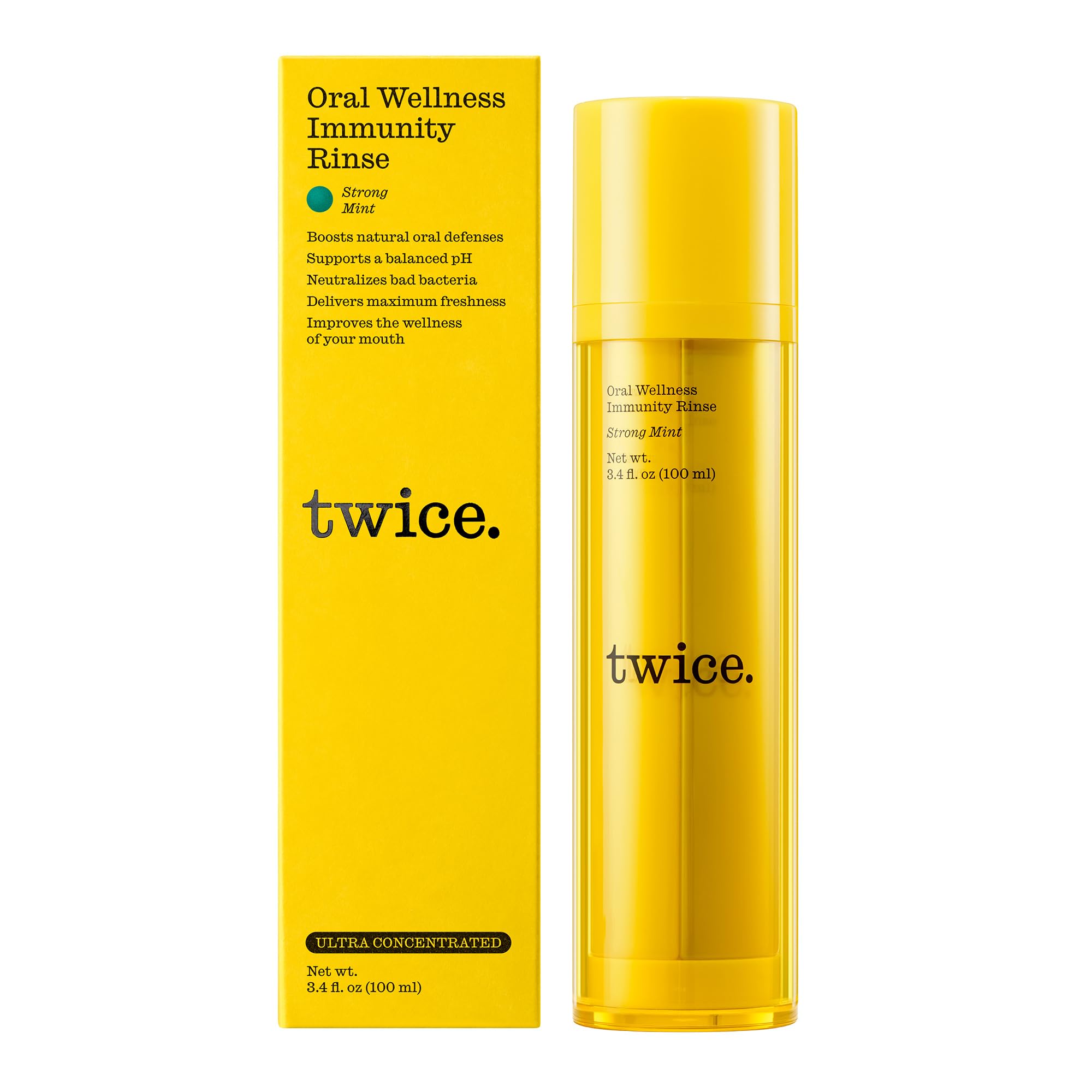 Twice Immunity Rinse pH Balanced Mouthwash