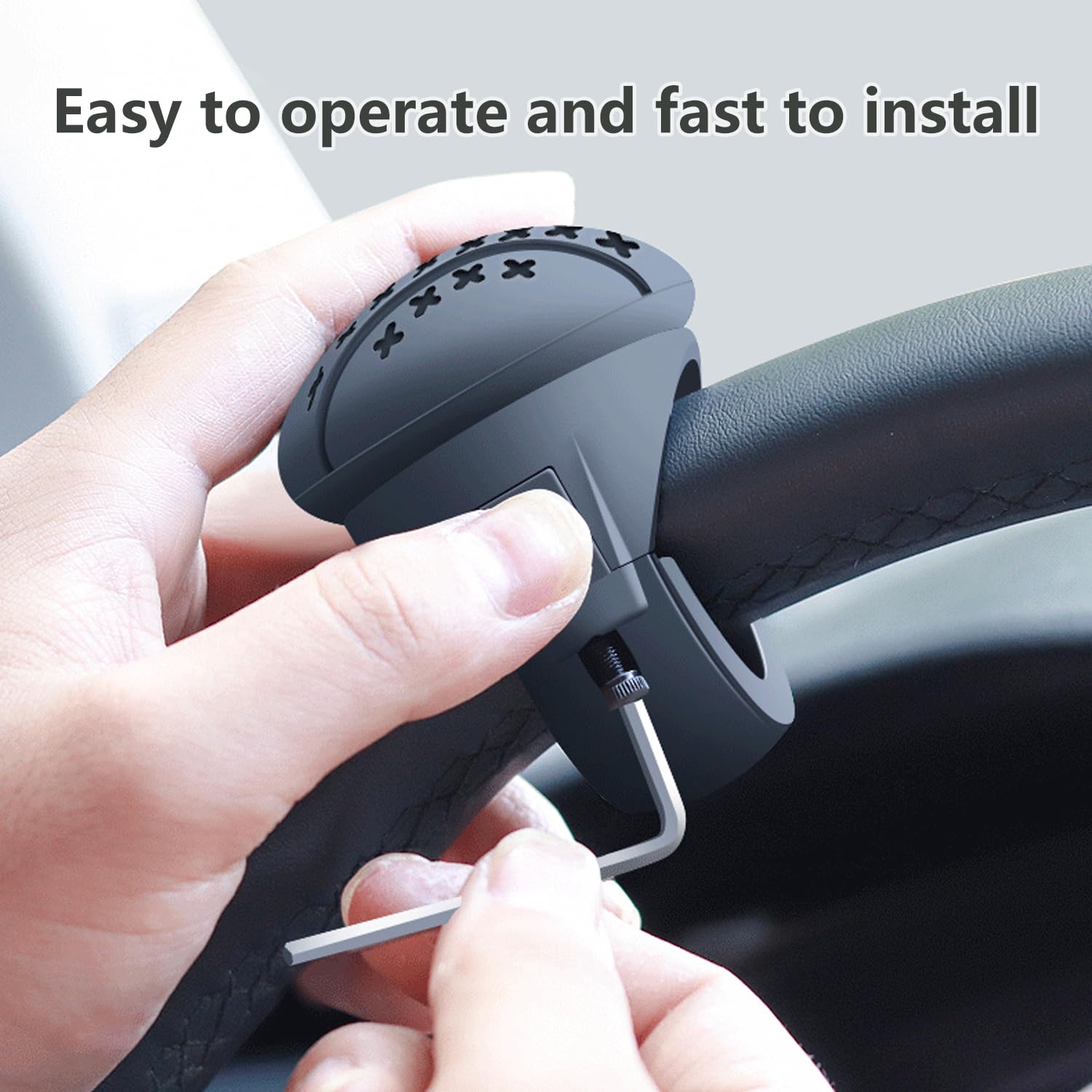 TMRBBesty Lenkrad Spinner - Universal Lenkknauf Für Auto, LKW & Traktor