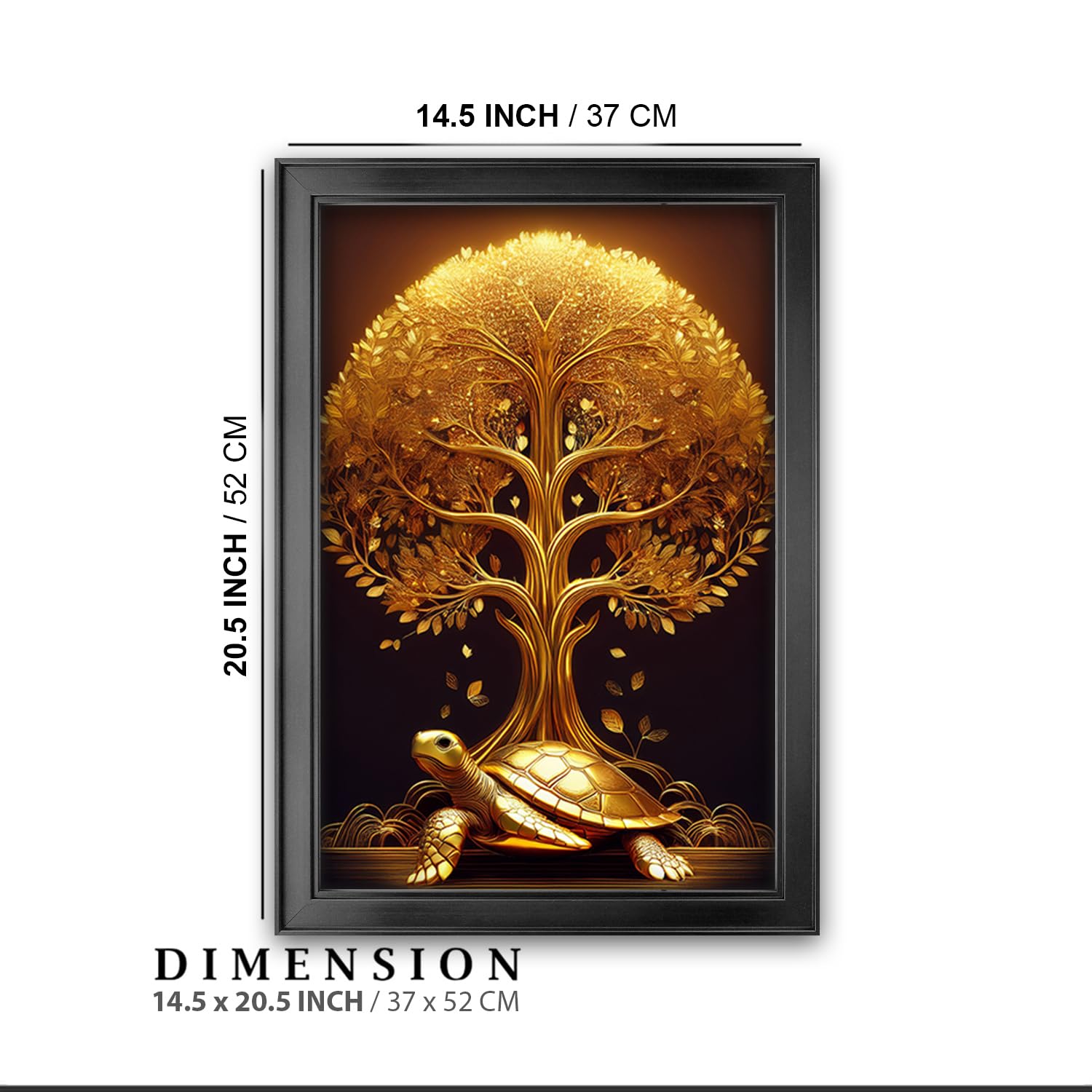 Vastu Money Tree Wall Painting - Bring Good Fortune -2