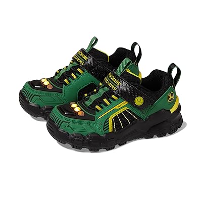SKECHERS KIDS Adventure Track (Little Kid/Big Kid) Boys Shoes Green/Black