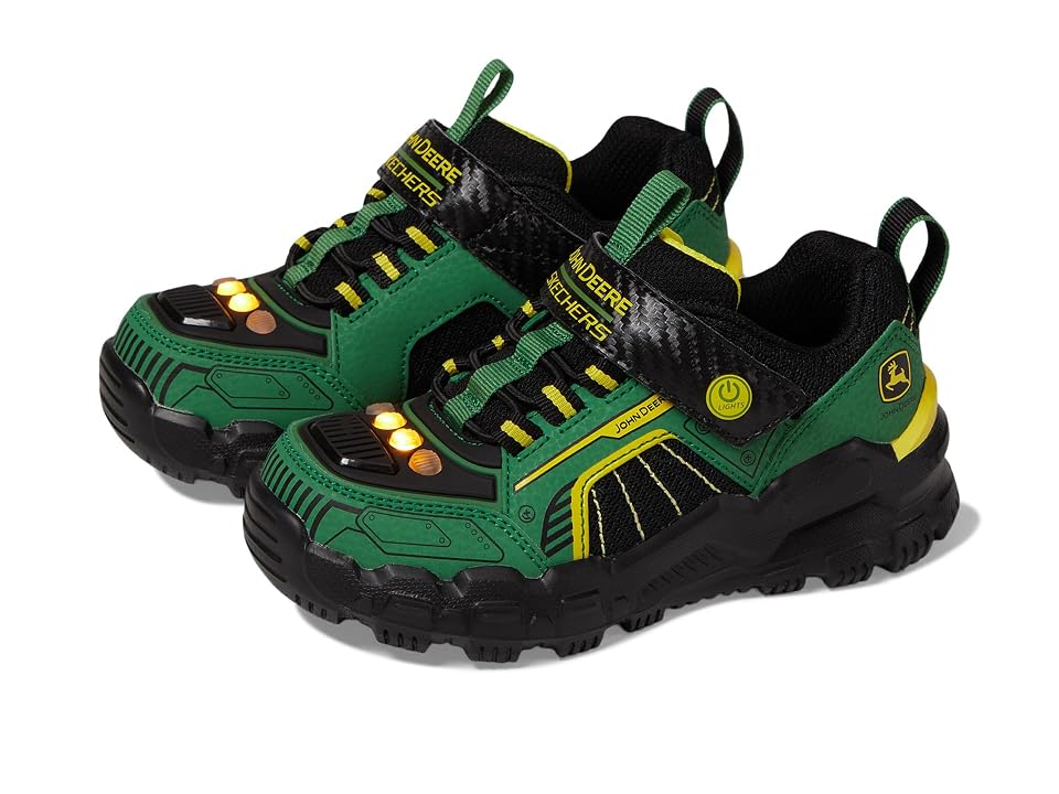 SKECHERS KIDS Adventure Track (Little Kid/Big Kid) (Green/Black) Boys Shoes