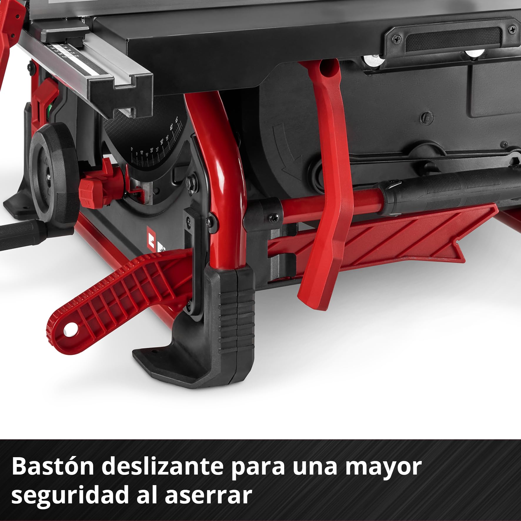 Einhell sierra circular de mesa TE-TS 10 T (2 000 W, altura de corte 9 mm, hoja de sierra Ø 254 mm, prolongación de mesa, tope angular, tope paralelo, bastón deslizante, conexión de aspiración)