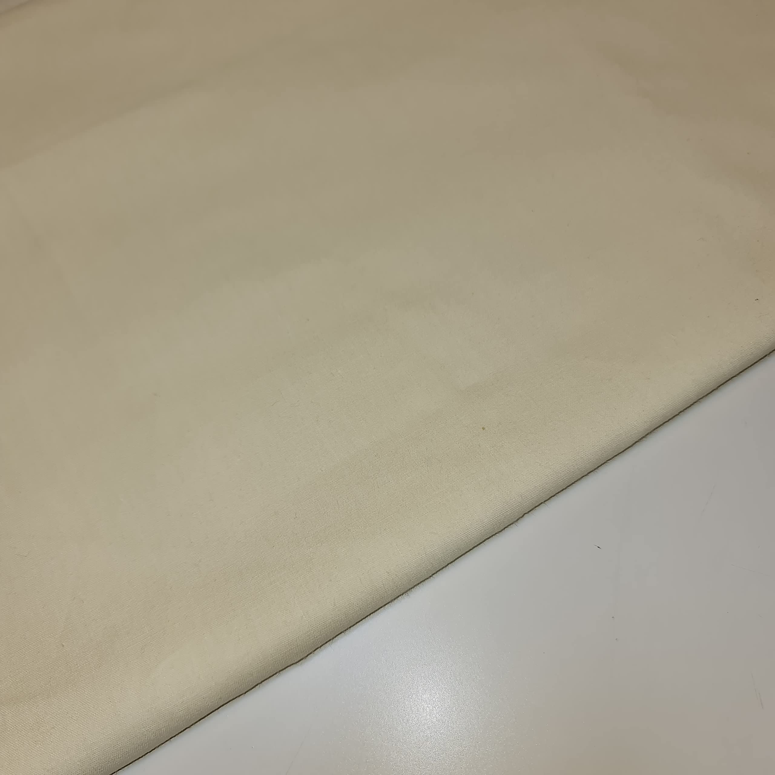 Plain 100% Cotton Egyptian Cambric Poplin Craft Soft Dress Material Fabric 44" (5 Meter, (NEW) CREAM) - Image 2