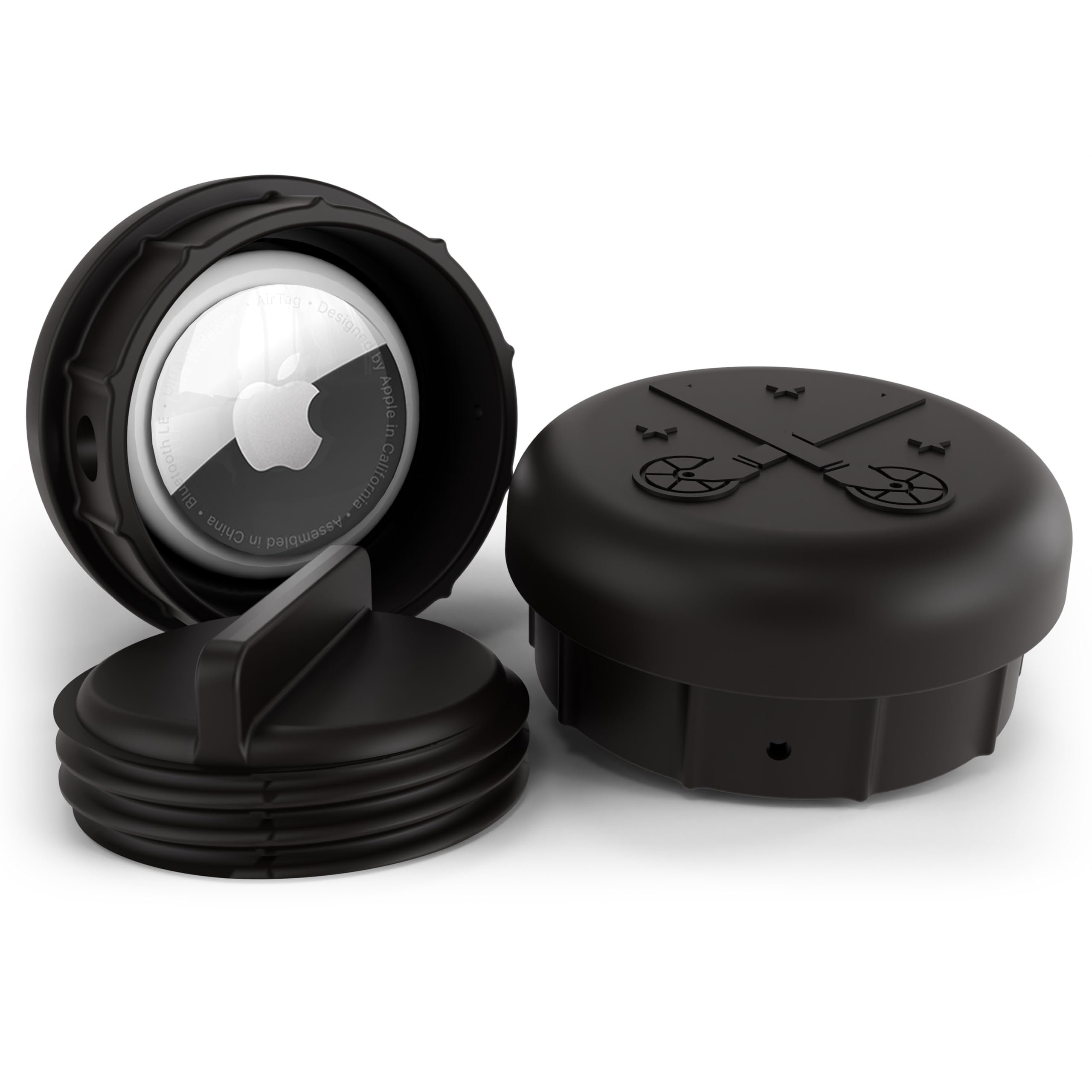 No Jack™ Trailer Tracker Holder Compatible with Apple AirTag– Concealed, Waterproof Trailer Tracker Mount Made for Apple AirTag | GPS Tracker Case for Boat, Jet Ski, RV, and Utility Trailers