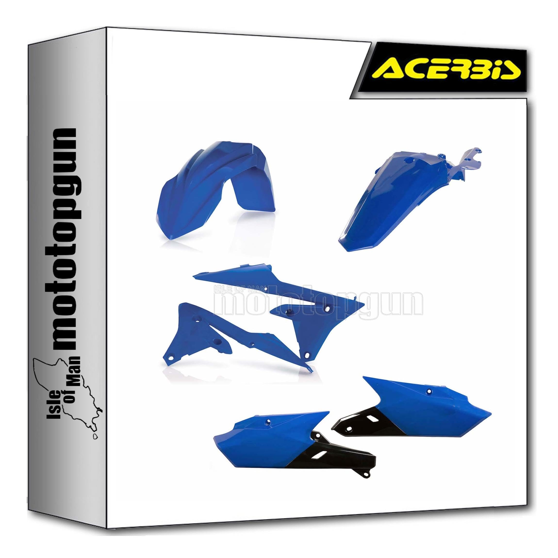 Plastique cache carenage bleu Acerbis 0023644.040 Yamaha WRF 250 2019