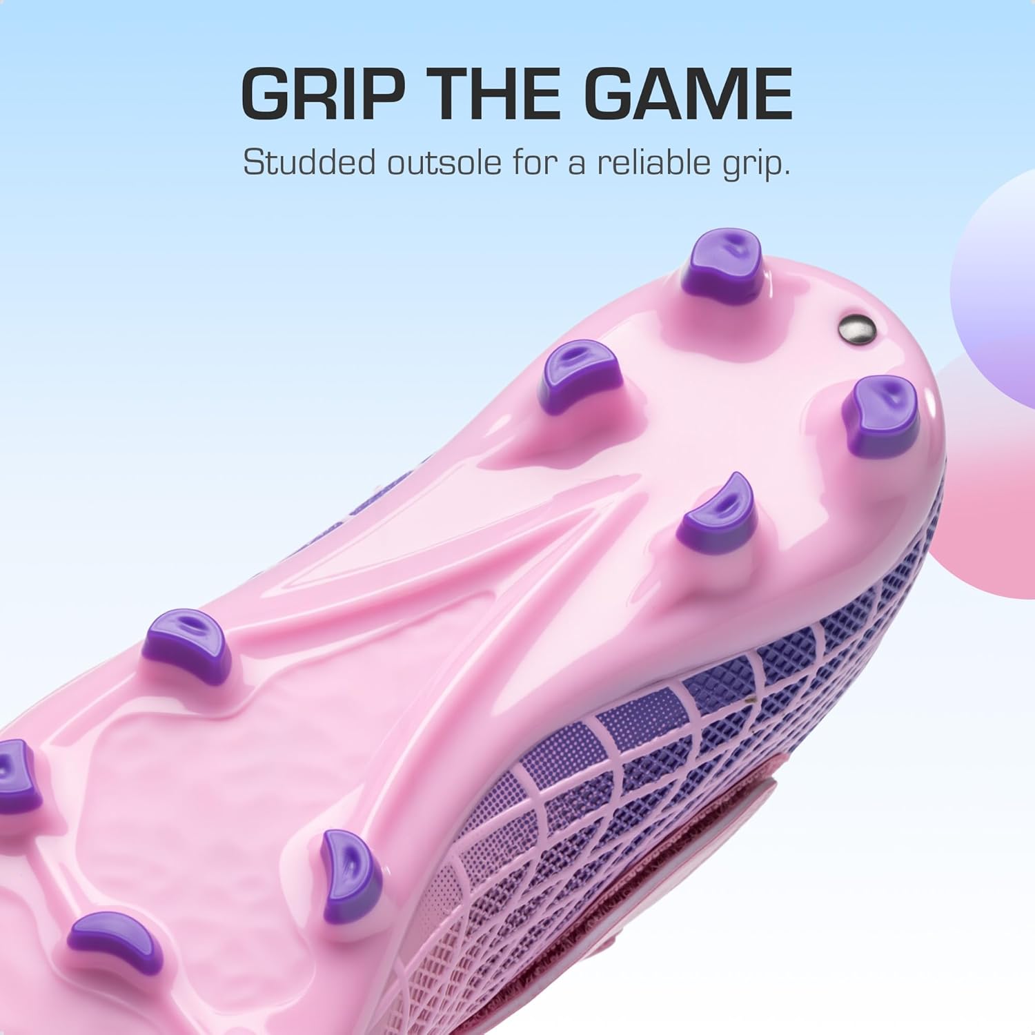 DREAM PAIRS Boys Girls Soccer Cleats Firm Ground Kids Youth Athletic Outdoor Football Shoes - Image 6