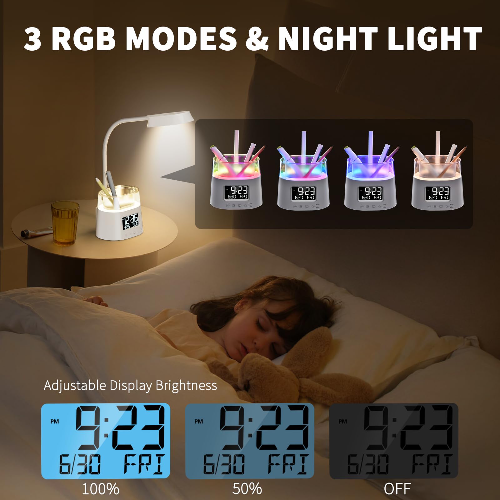 Lampe de Bureau LED, Lampe de Table pour Lecture et étude