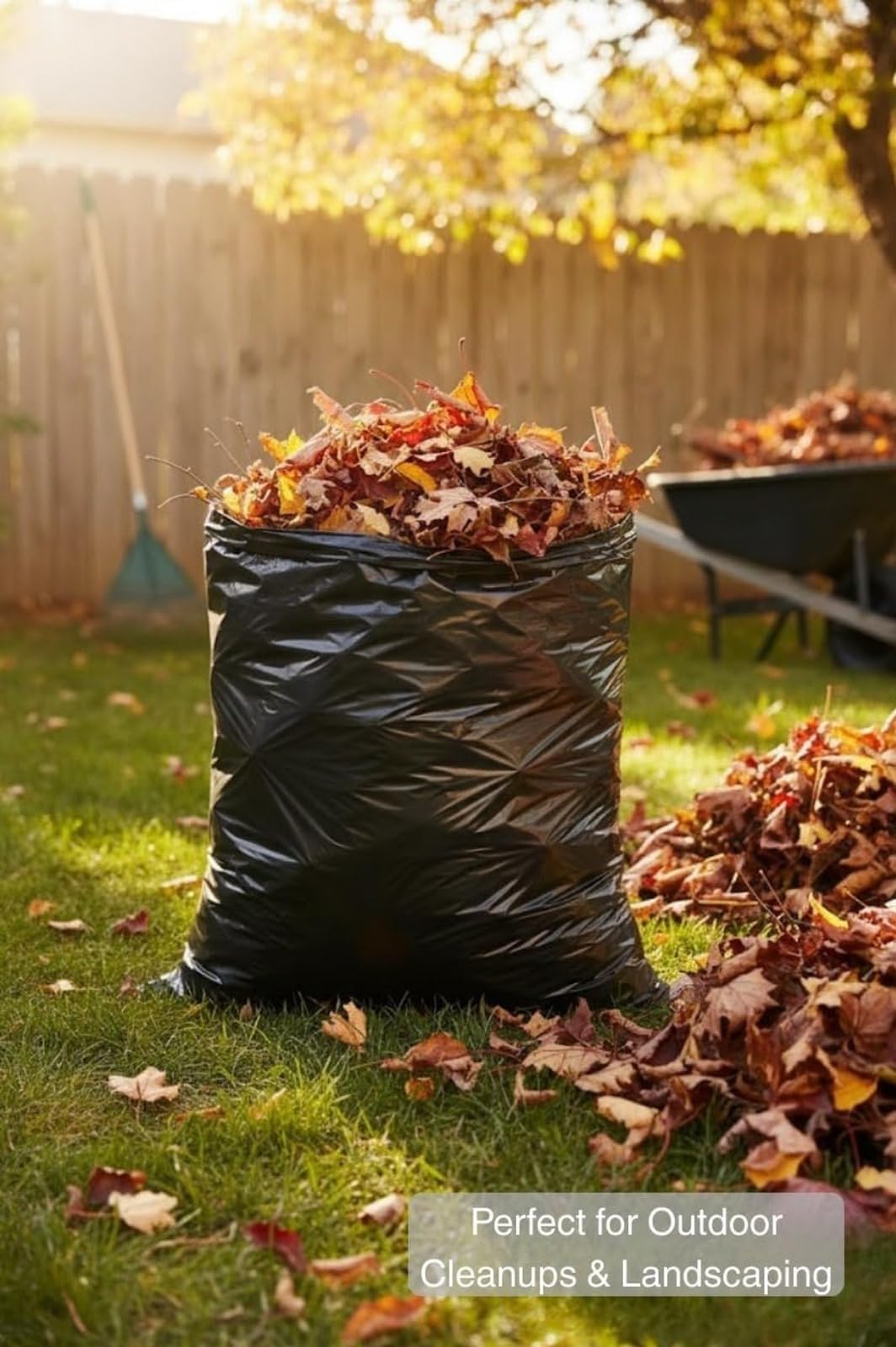 MaxiMite Bolsas de basura negras, bolsas de basura de 95 galones, 50 unidades, forros de servicio medio, bolsas de basura multiusos, ideales tanto para uso en interiores como exteriores, empaquetadas