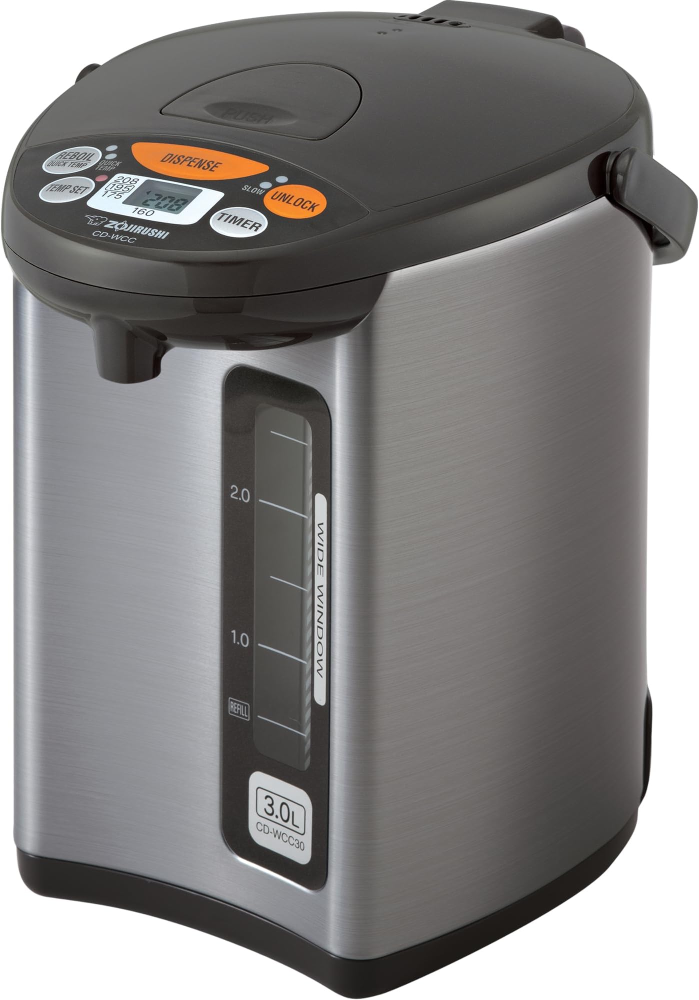 CD-WCC30 Micom Water Boiler and Warmer (101 oz, Silver Dark Brown)