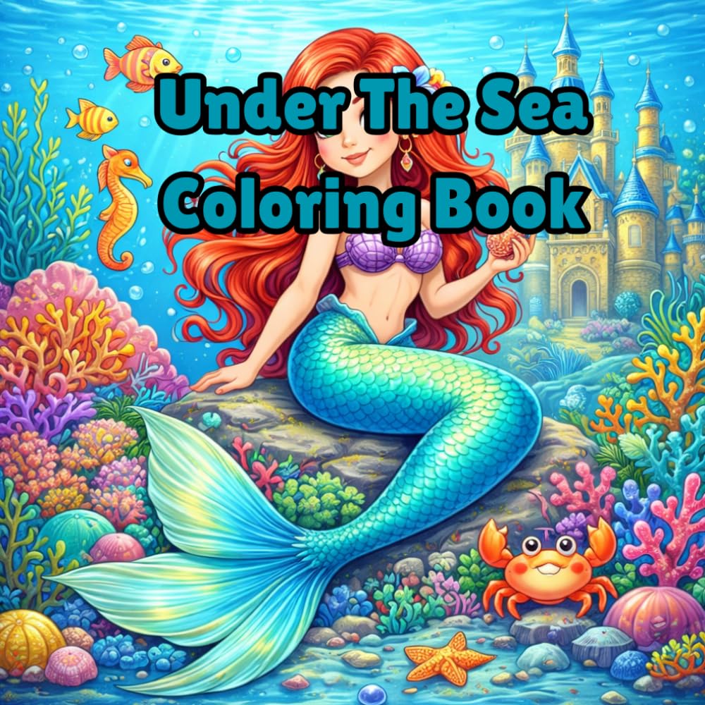 Under The Sea Coloring Book: A Magical Journey Beneath the Waves