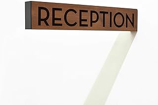 Custom Directional Sign - Reception Sign - Elevator Sign - Lobby Sign, Directional Wedding Sign - Location Sign - Arrow Sign - Distance Sign