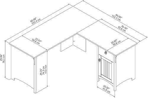 Miniatura 3 de Muebles Bush - Escritorio con acabado envejecido