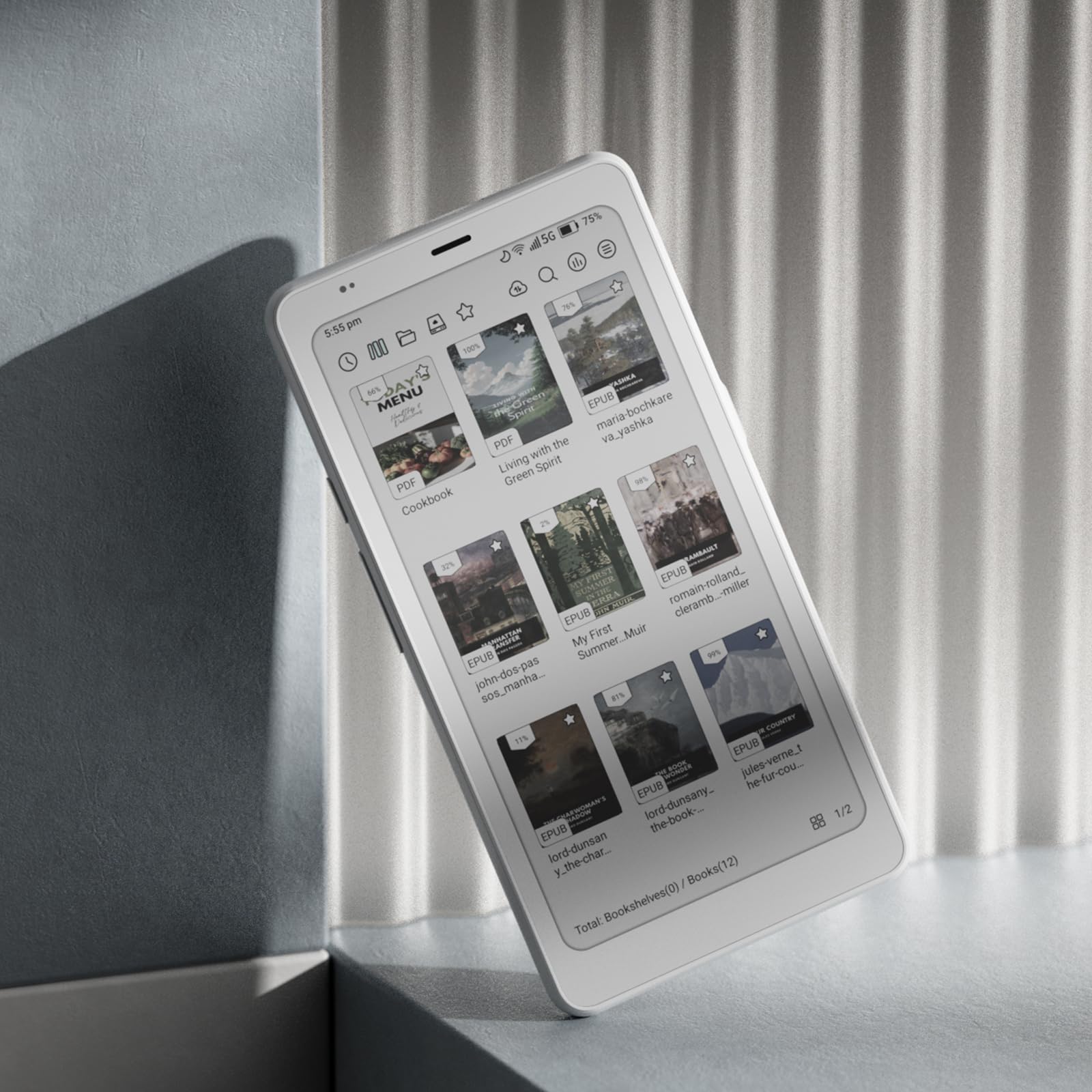 BOOX ePaper Reader Palma 2 Pro 6,13 Zoll Farbe 128 GB Android 15 E