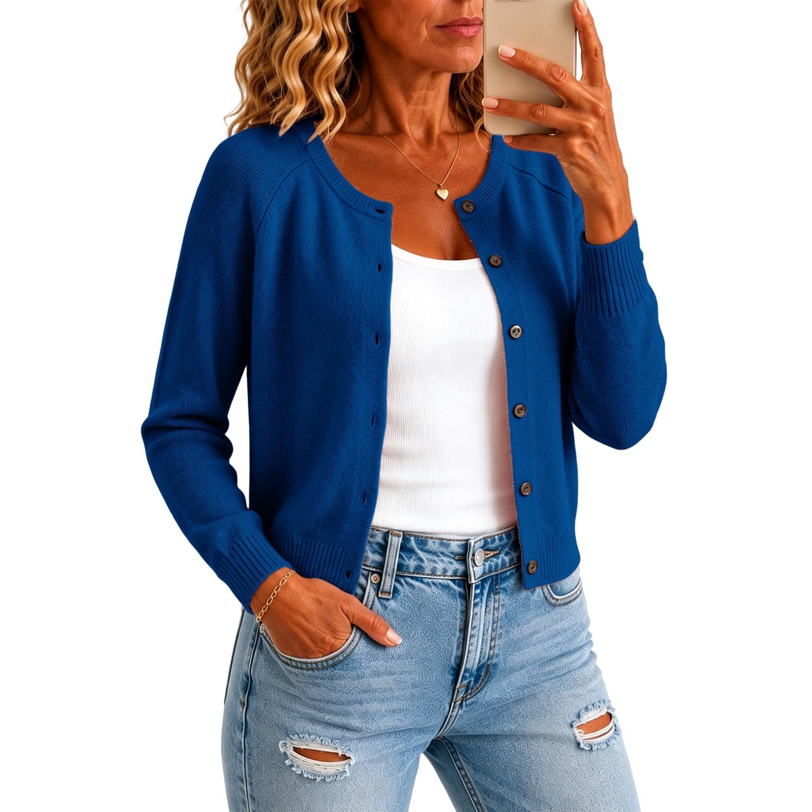 Cardigan Sweaters for Women Lightweight Cozy Long Sleeve Tops