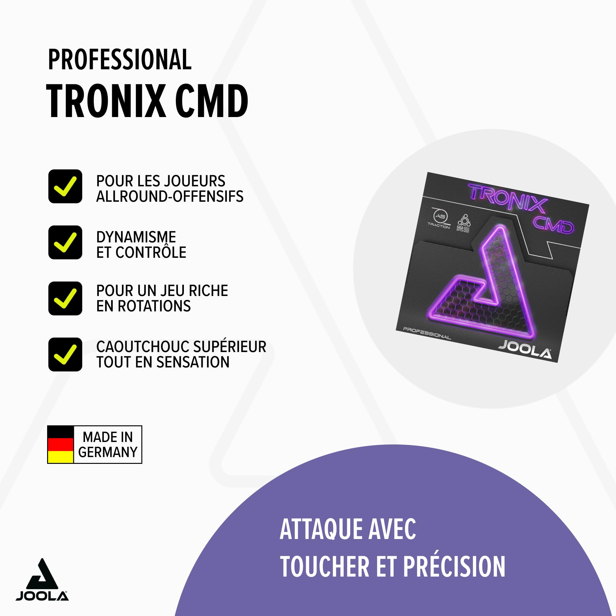 JOOLA Revêtement Tronix CMD