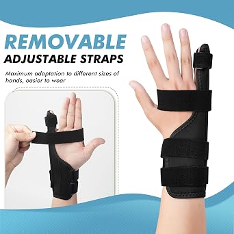 Pinky Finger Splint with 3 Adjustable Straps