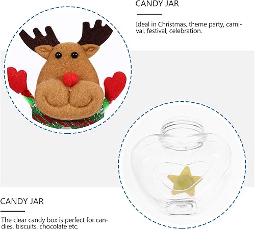 Miniatura 5 de ibasenice 15 piezas de decoraciones de galletas de Navidad, estilo fiesta, regalo de vacaciones, bocadillo de galletas de corazón, bolsa de dibujos