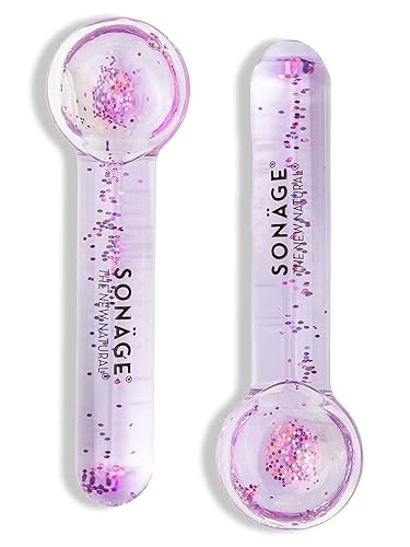 Sonage Baby Frioz Mini globos de hielo Globos de enfriamiento facial Rodillo de hielo para la cara tensa la piel, reduce la hinchazón de la cara y