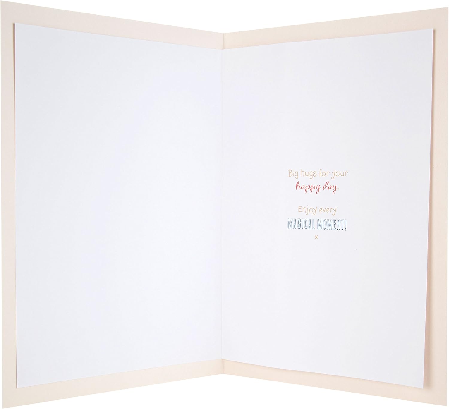 Hallmark Forever Friends Wedding Card 'Mr and Mrs' - Medium