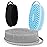 Soft Silicone Body Scrubber 3 PCS Silicone Body Shower, Silicone Loofah 2 in 4 Bath and Shampoo Brush, Body Scrubber Shower Cleaning Exfoliating Use,Lather Well, Black,Blue,Grey