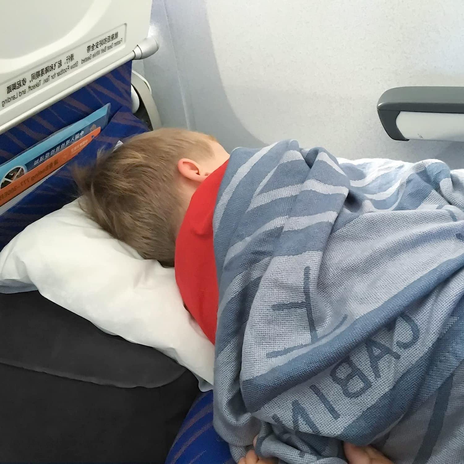 Poggiapiedi Gonfiabile Per Viaggi - Regolabile In Altezza, Nero, Per Aereo, Auto, Ufficio - Foto 2