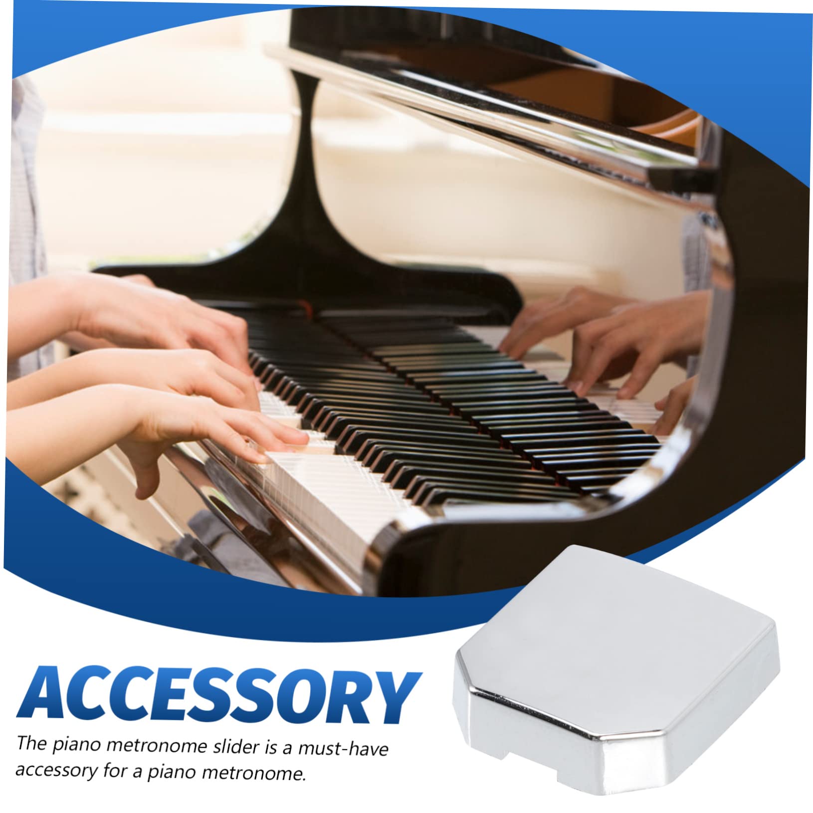 ibasenice 5piezas Bloque Deslizante De Metrónomo De Piano De Accesorio Para Metrónomos Mecánicos Fácil Instalación y Alta Durabilidad