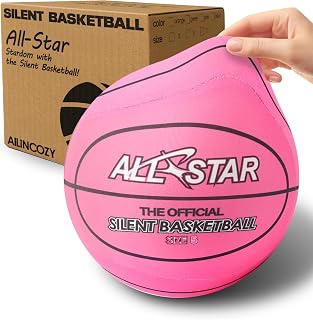 Covered Silent Basketball, Fabric Cover Soft Foam Airless Basketball, High Bounce, Noise-Free Training Ball, Gifts Packaging, Safe for Indoor Activities