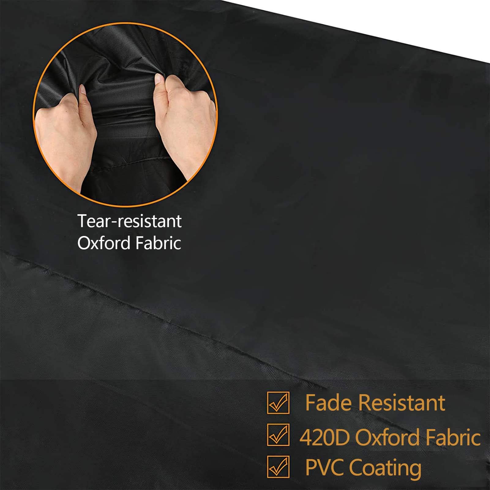 Copertura impermeabile per mobili da giardino, 170 x 170 x 91 cm, resistente, in tessuto Oxford, copertura per divano