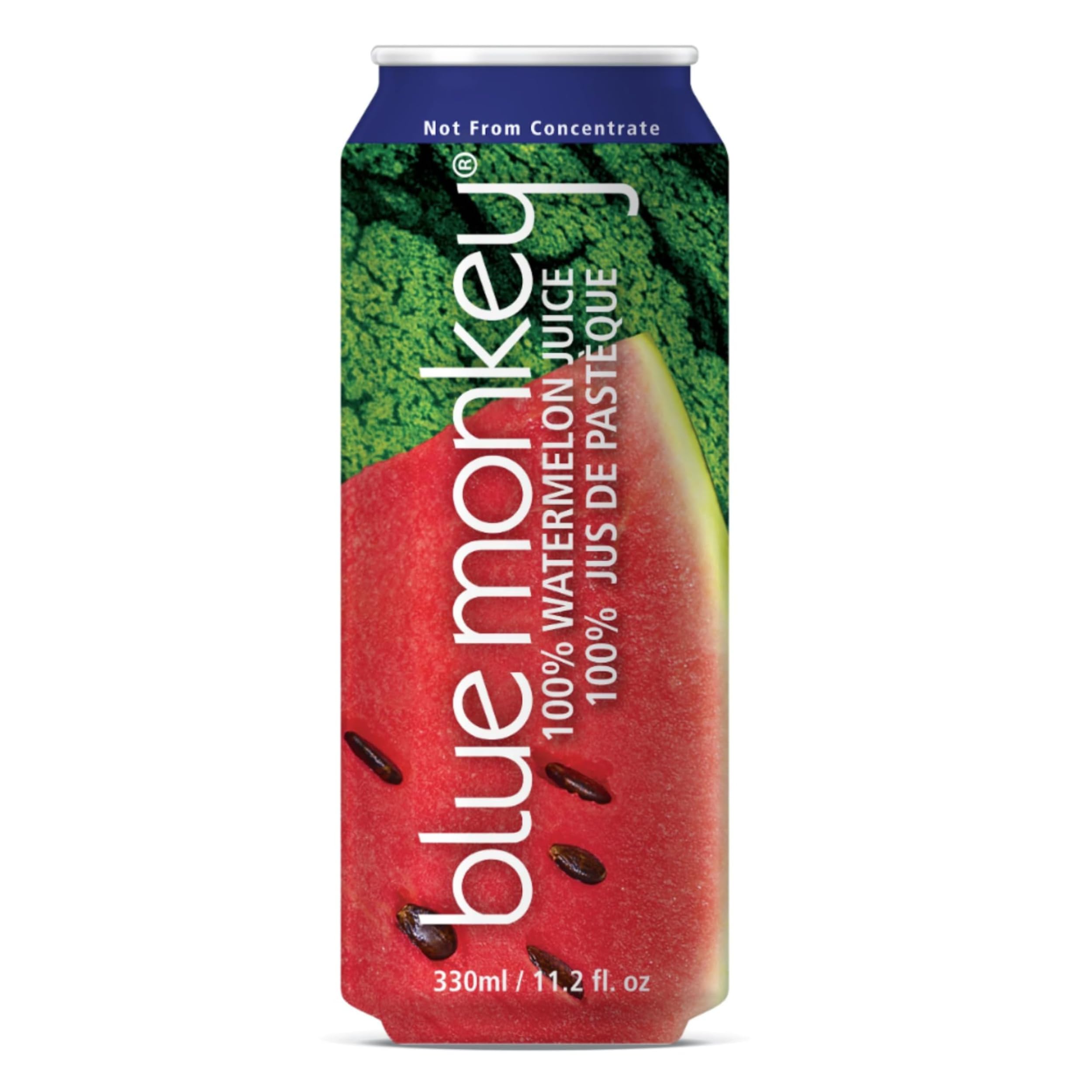 100% Pure Watermelon Juice - No Sugar Added, Not from Concentrate - Halal Certified - Plant-Based Hydration Drink with Vitamin C, Lycopene & Electrolytes - Shelf Stable - 11.2oz (330ml) 12-Pack