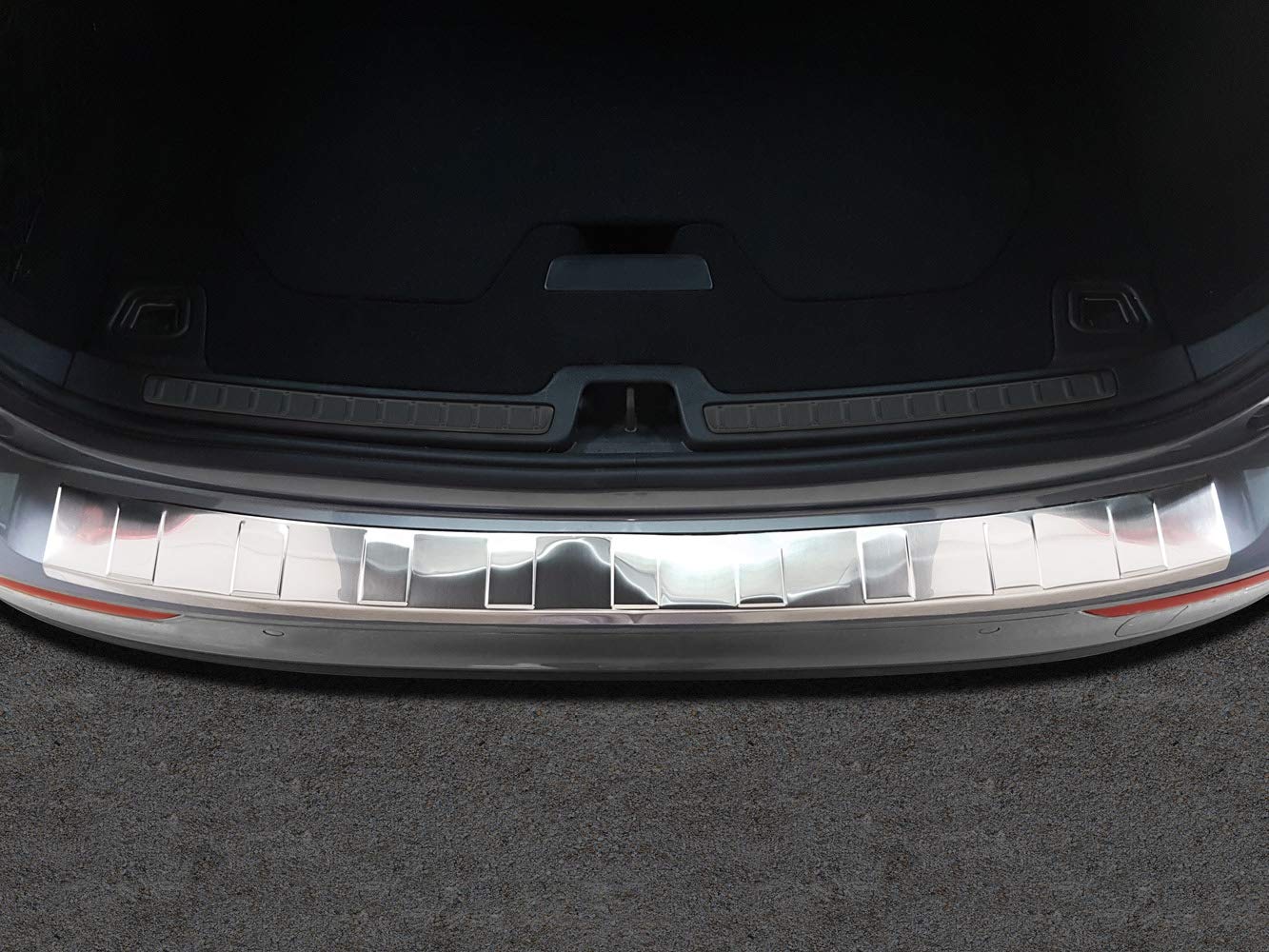 Avisa Protezione paraurti Posteriore in Acciaio Inox Compatibile con Volvo XC60 II 2017-2021 & Facelift 2021- (incl. R-Design) 'Strong Edition