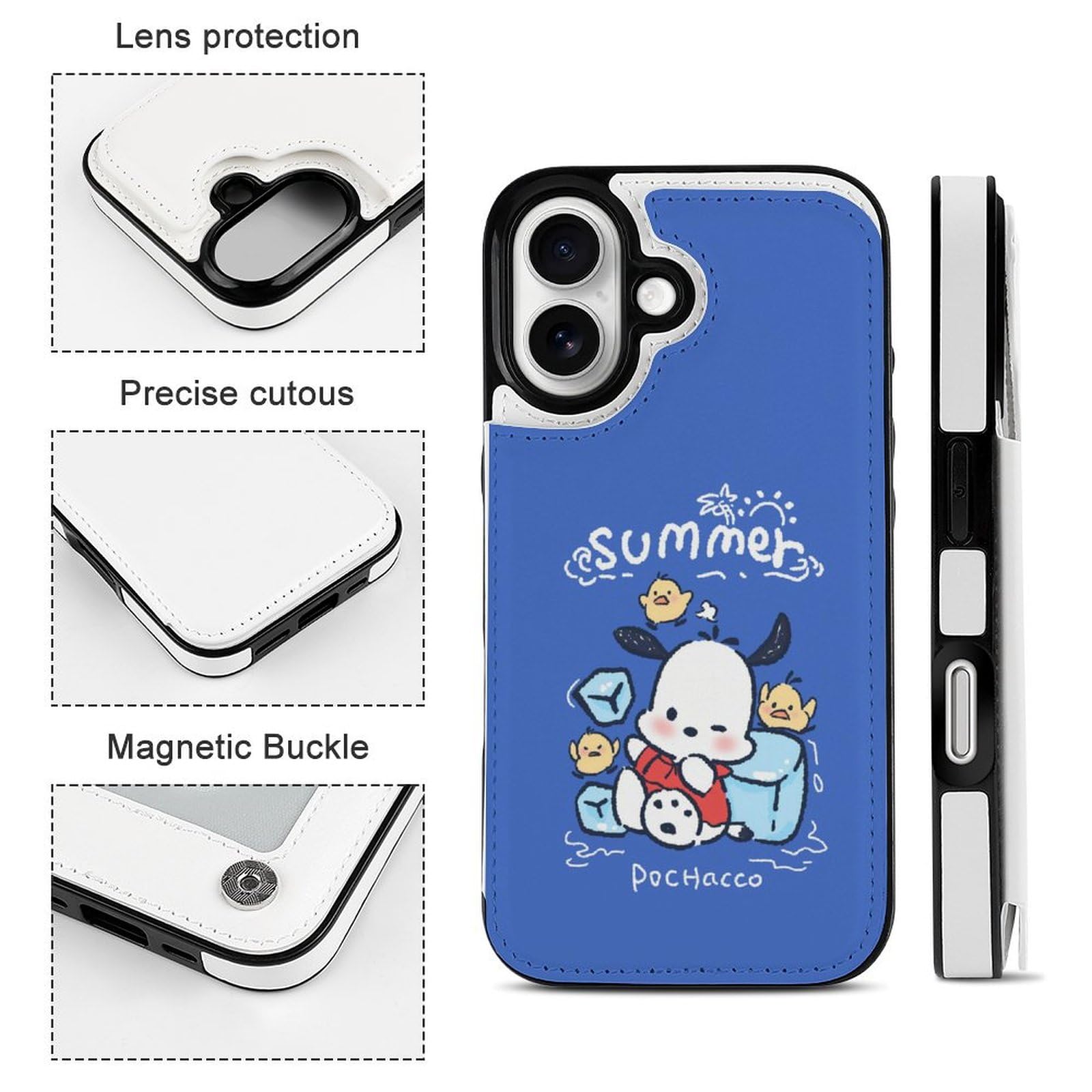 Amazon.co.jp: iPhone16ケース ポチャッコ アイフォン16ケース あいふ