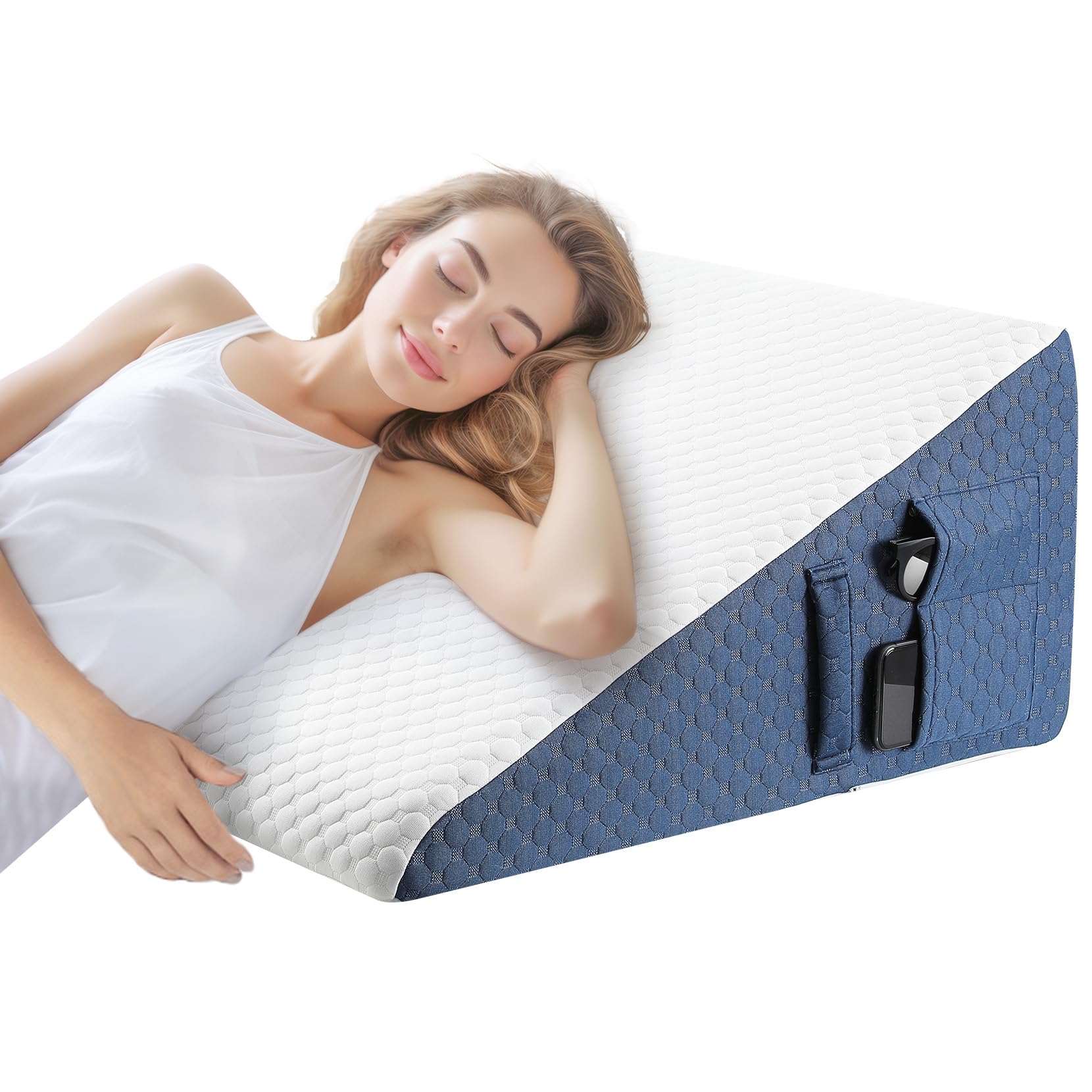 Domusensus Wedge Pillow for Sleeping, 14