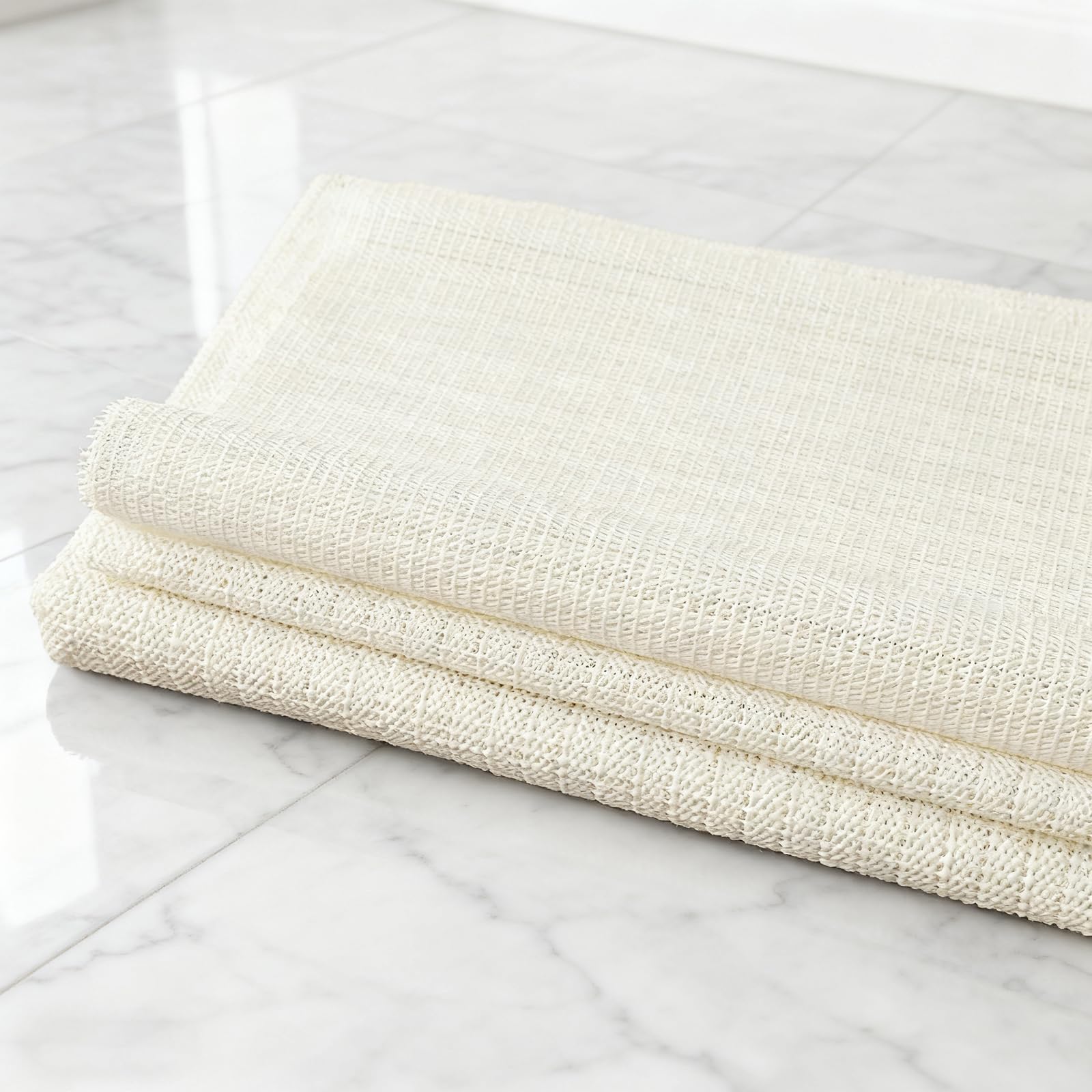 sous-Tapis Antidérapant 195 x 300 cm Réutilisable, Lavable, Facile à Peut Etre Coupé, Disponible en Plusieurs Tailles, Tapis Antidérapant Polyvalent, Tapiss pour Tiroir pour Salon, Chambre, Blanc