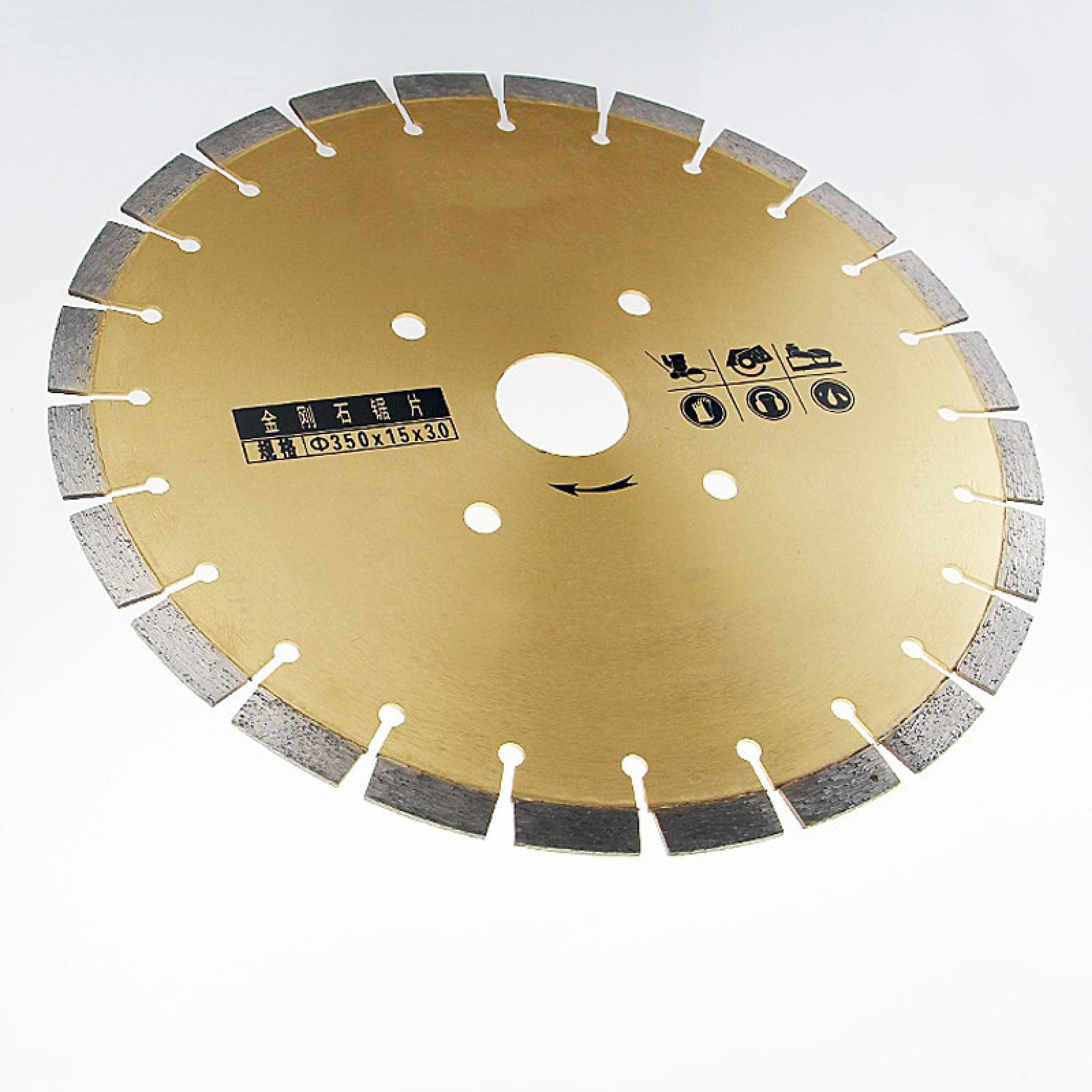 Hojas De Sierra De Diamante Para Corte De Carreteras De Hormigón Con Dientes Afilados De 350mm X 50x3, Herramientas De Corte De Mármol, Disco De Corte De Asfalto MX27