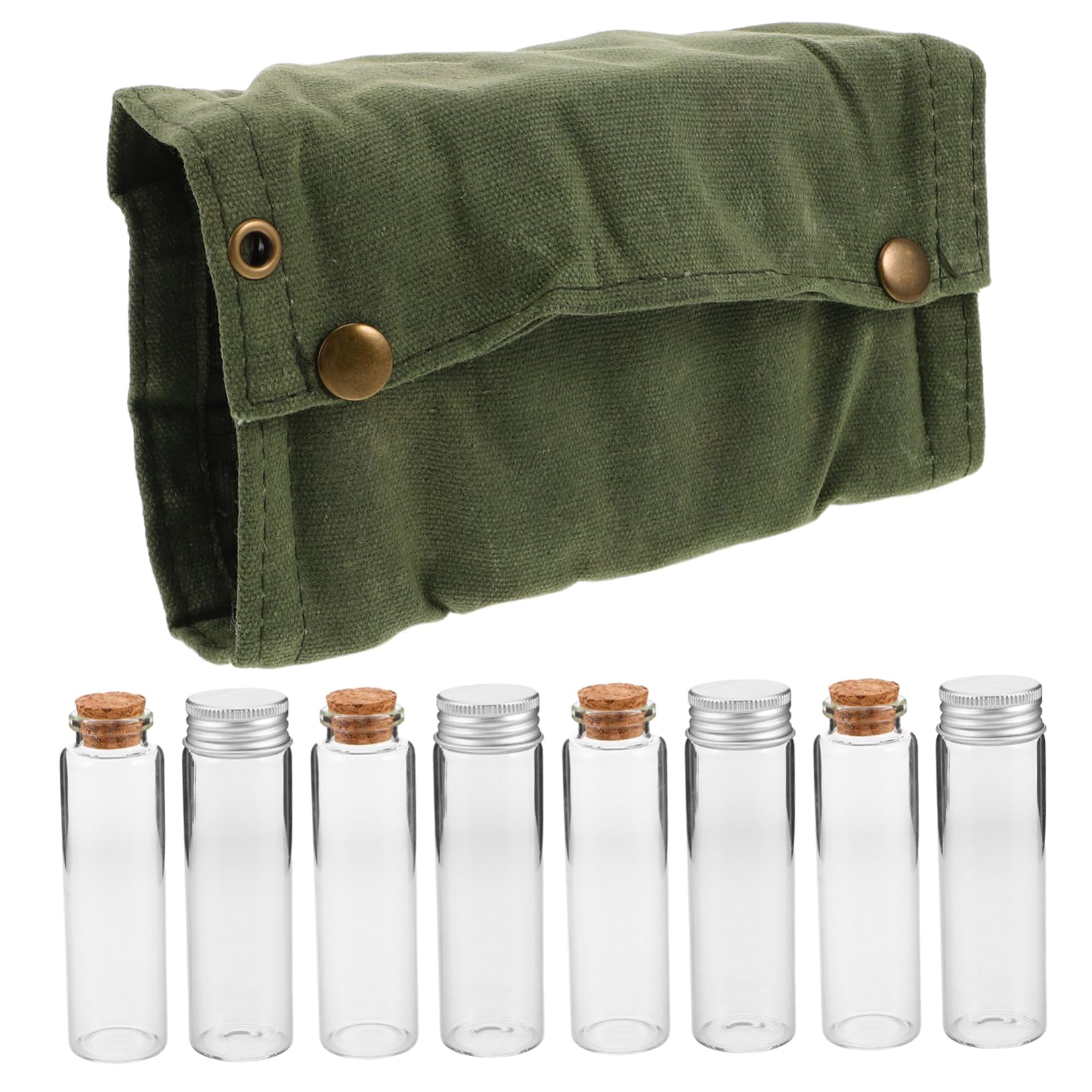 BESTonZON 1juego Recipientes Para Especias De Camping Con Bolsa De Almacenamiento Frascos De Para Condimentos Set Portátil Para Bbq y Cocina