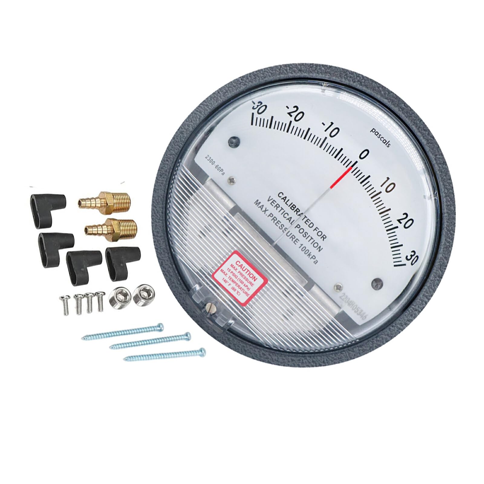 ABS Differenzdruckmessgerät, Manometer, Differenzdruckmessgerät, gefilterte Differenzdruckmessgeräte, 30Pa +30Pa